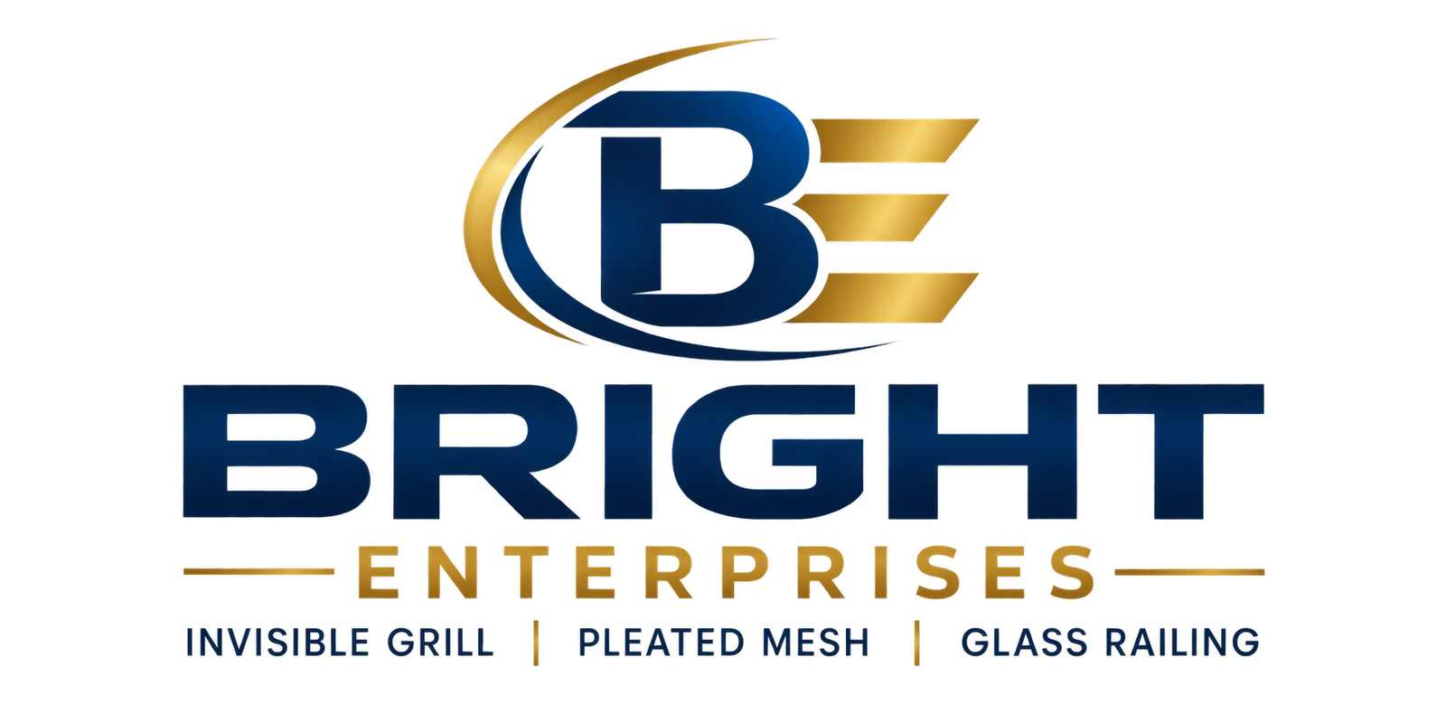 bright enterprisres invisible gril, pleated mesh, glass railing